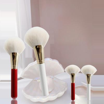 Loose Powder Brush, Side Shadow Brush, Powder Blusher Brush, Portable Wooden Handle, Makeup Brush, Beauty Tool Brush