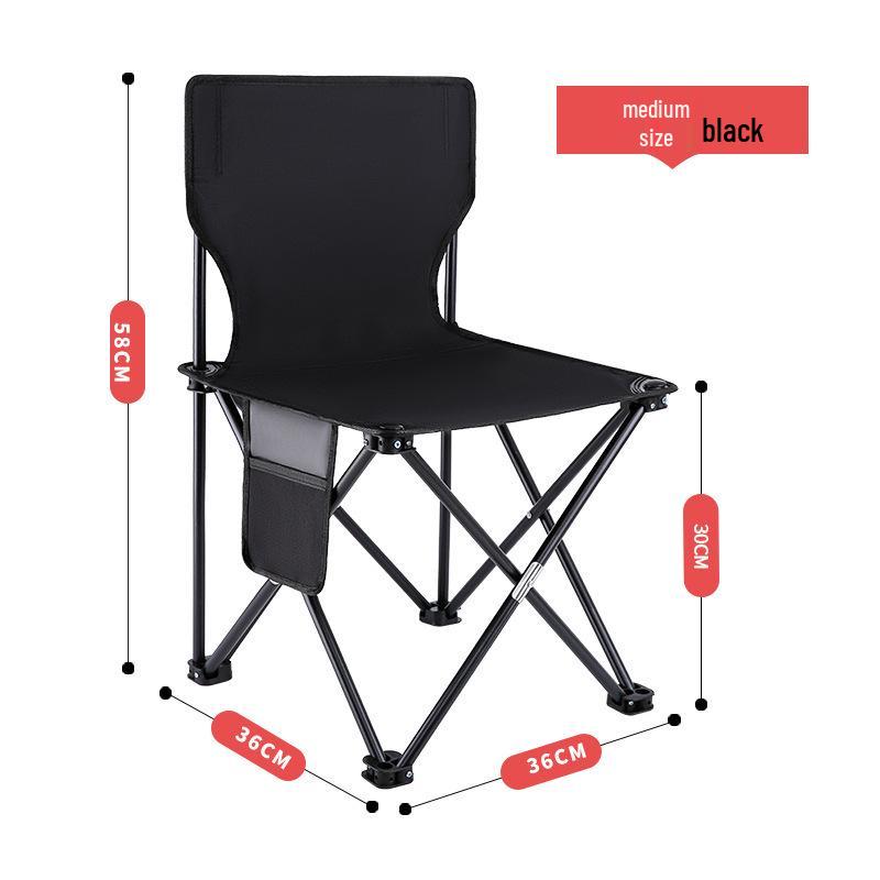 Portable Folding Camping Chair - Compact Outdoor Stool for Sketching and Fishing