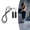 Training Skipping Rope Black Thickened Countable Universal Jump Rope for Burning Fat Fast Losing Weight