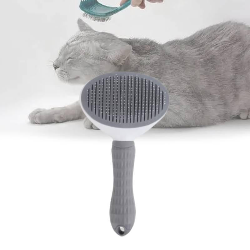 Premium Pet Grooming Brush For Cats And Dogs Stainless Steel Pin Comb For Shedding