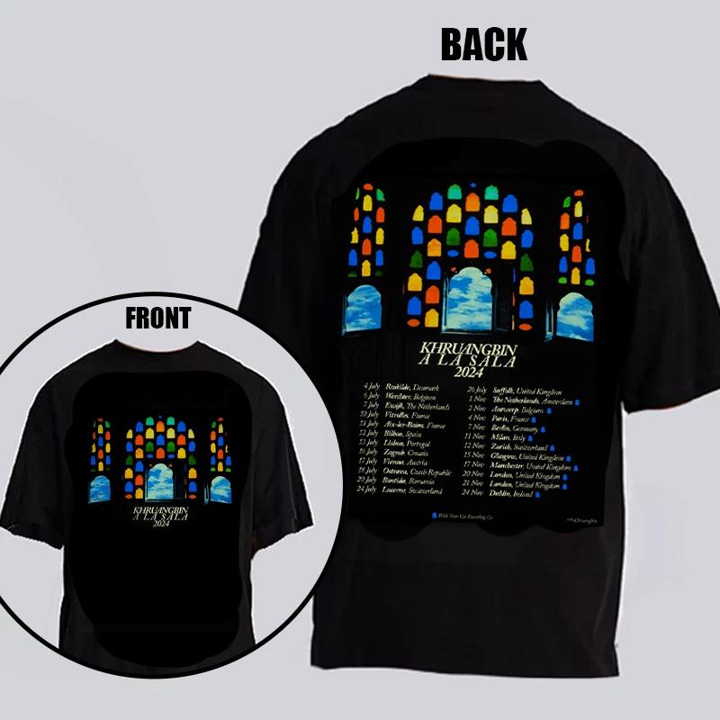 NEW Khruangbin A la Sala 2024 Concert Shirt Front And Back Print Unisex Cotton 2XL