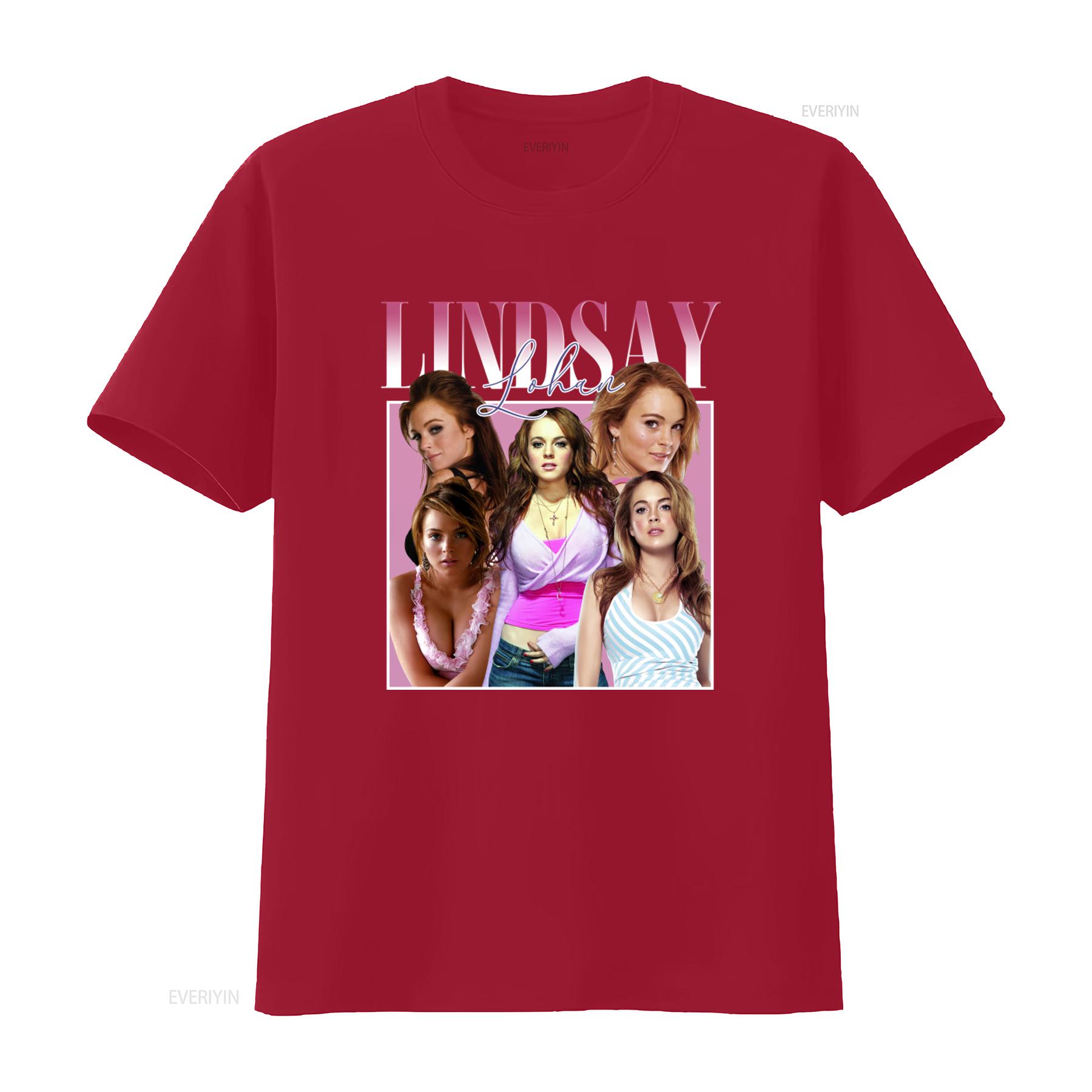 Lindsay Lohan 2 Essential T Shirt for Women vintage Washed graphic designer clothes Comfortable Stretched Stylish S