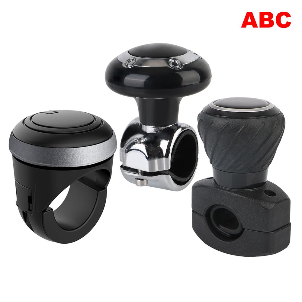 Car Steering Wheel Controller Steering Wheels Booster Hubs Rotary Ball Turning Handle Labor Saving Spinner Knob Kit Universal