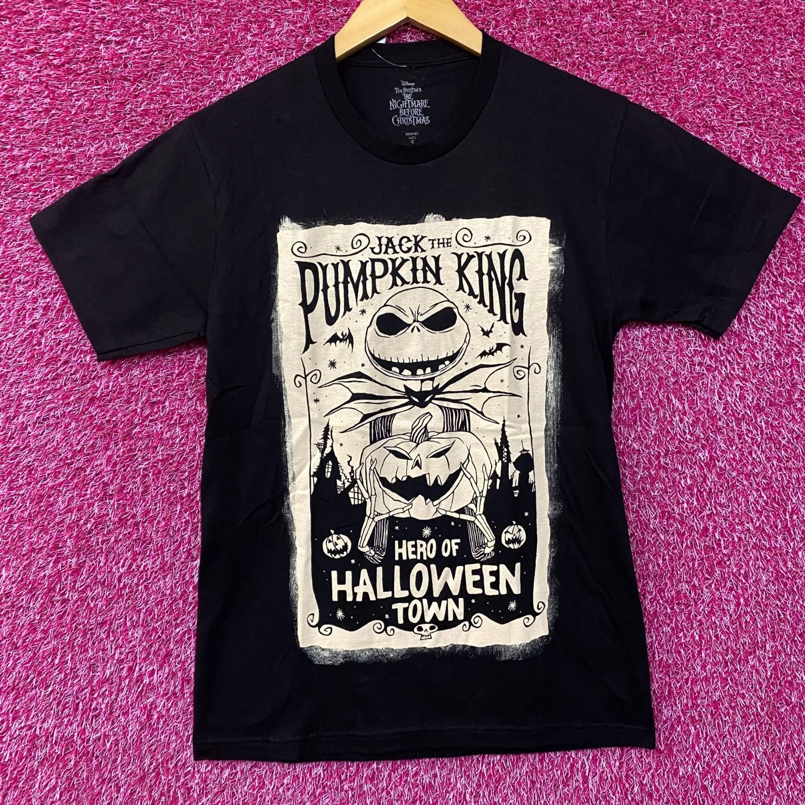 Jack The Pumpkin King Hero Of Halloween Town Nightmare Before Christmas Tee Smal XXXL