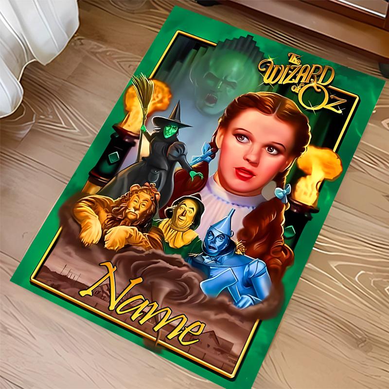 Custom Personalization The Wizard of Oz Print Area Rug - Soft, Washable Non-Slip Indoor Mat,Living Room,Home&Office Decorative Rug