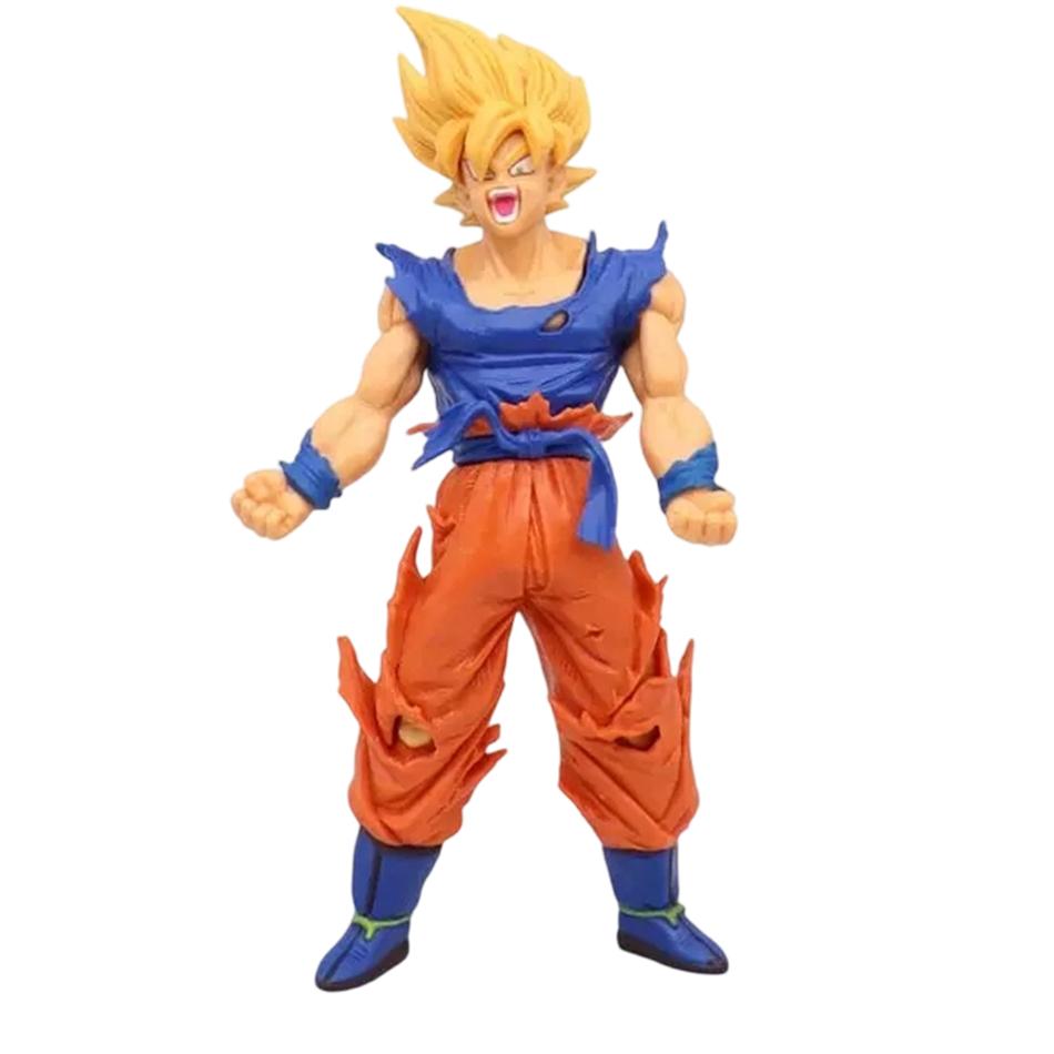 Dragon Ball Z Anime Action Figures - Goku Broly Vegeta Super Saiyan Forms 18cm PVC Model - Collectible Figurine Gift for Kids and Fans