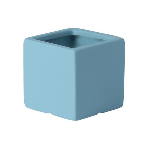 European-style Square Succulents Flower Pot Countertop Ornaments Color Ceramic Flower Pot Plant Potted Garden Decoration Modern