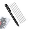 Retractable Eraser Pen Eraser Stick Mechanical Erasing Pencil 3.8mm Thin Tip With 5 Refills For Artists Drafting Drawing Work