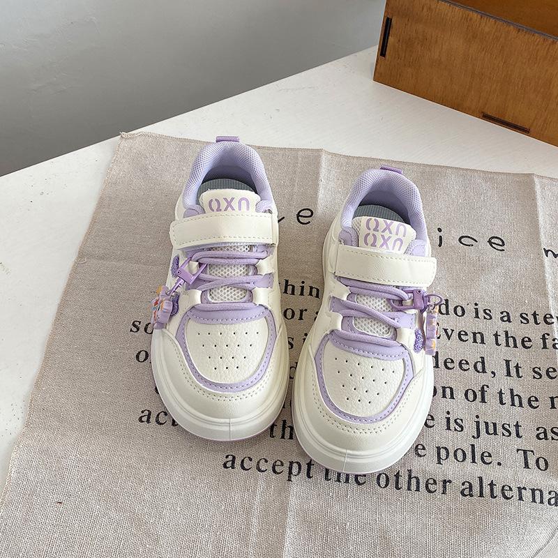 Versatile Women's and Kids' White Skate Shoes - Spring/Autumn Casual Fashion 2026