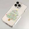 Fun Christmas Tree Phone Case For Samsung S25 S24 S23 S22 S21 S20 S10 FE Note20 Note10 Plus Ultra Lite 5G Clear Soft TPU Cover