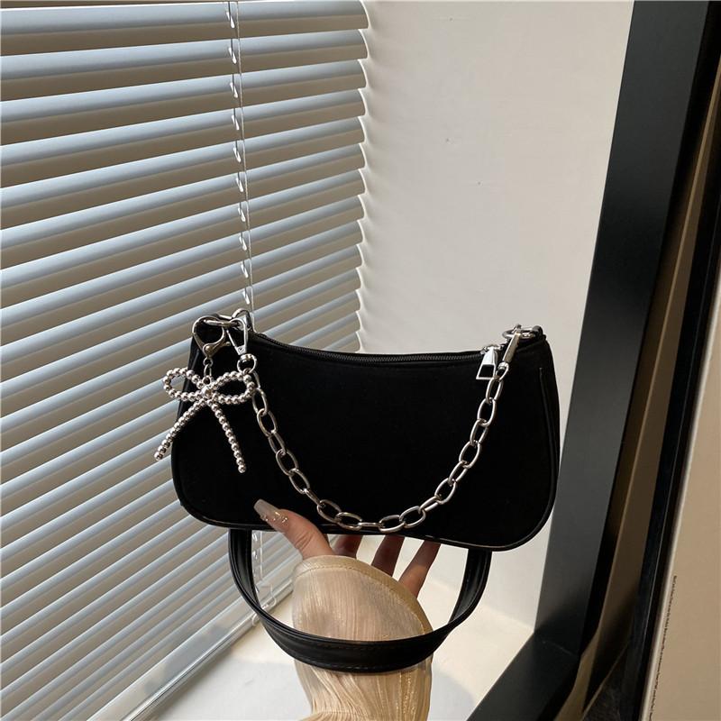 Underarm Bag, Niche Baguette Bag, Chain Single-shoulder Crossbody Dumpling Bag