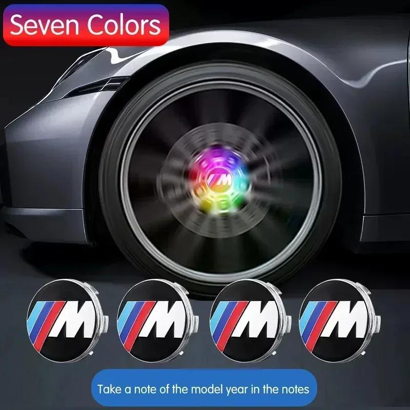 

4x Подсветка ступицы Автомобильная плавающая подсветка Колпачки на колеса Светодиодная подсветка Центральная крышка Для BMW E46 E90 E60 F30 X3 G30 G20 G32 G11 G12 F40 F20 56mm
