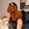 Simulation Horse Plush Toys Stuffed Cartoon Horse Stuffed Toy Sitting Foal Plush Doll  Children