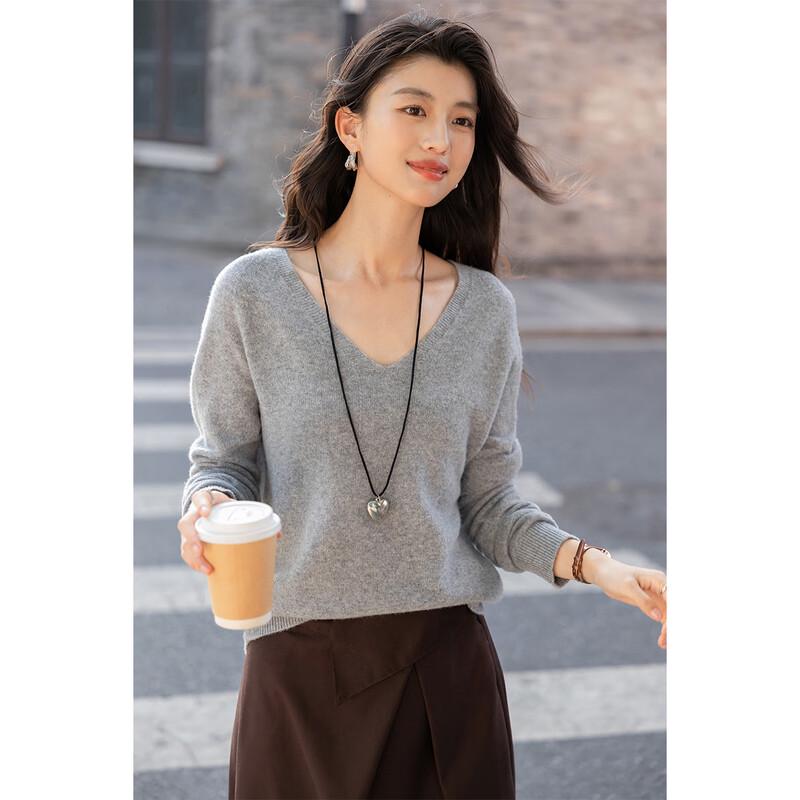 Mocana Women's Basic Long-Sleeve Wool Sweater MKNJD3791