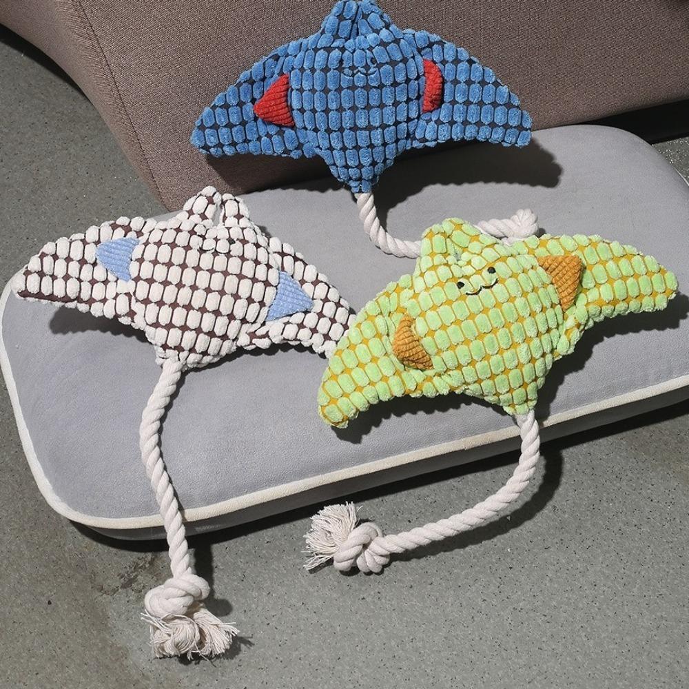 Washable Dog Plush Toy Bite Resistant Corduroy Dog Toy Dog Chew Toy Relieve Boredom