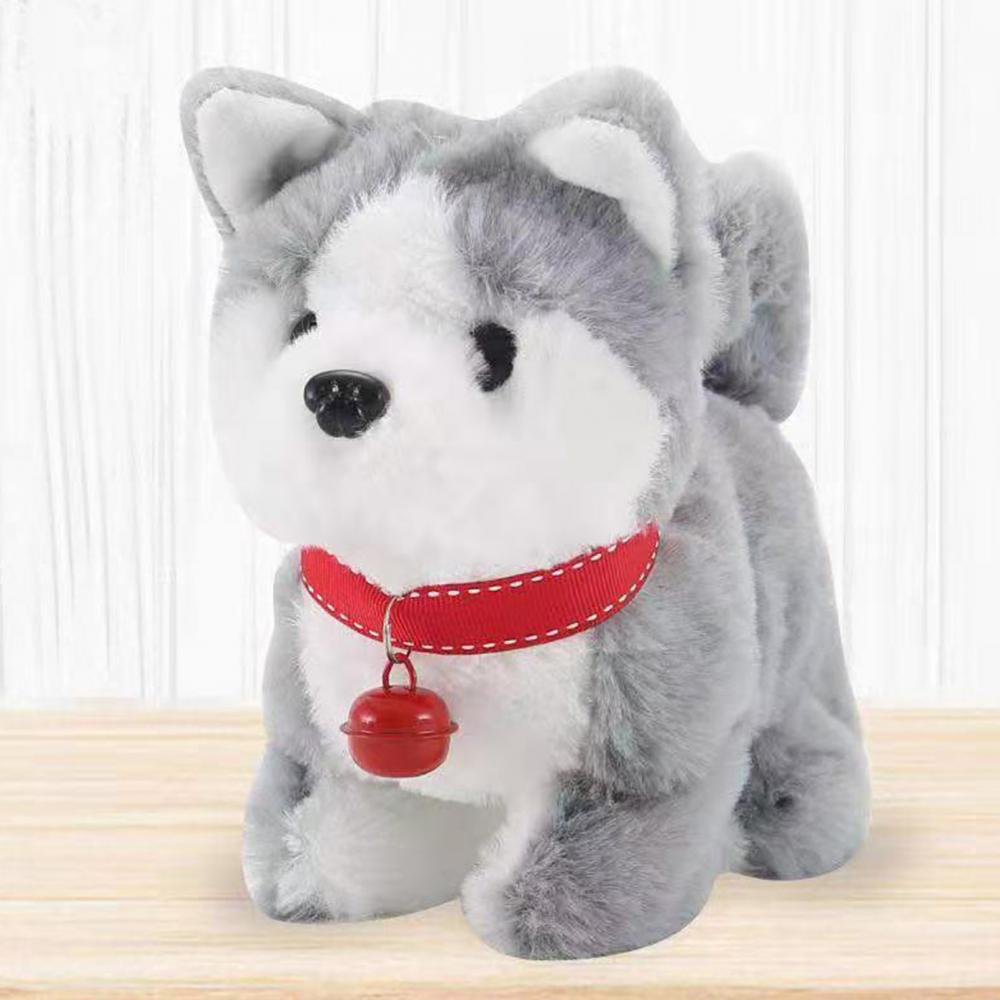 Electric Plush Simulation Teddy Corgi Dog Rabbit Tail Wagging Ass Shaking Toy Robot Dog Toy Interactive Electronic Pets
