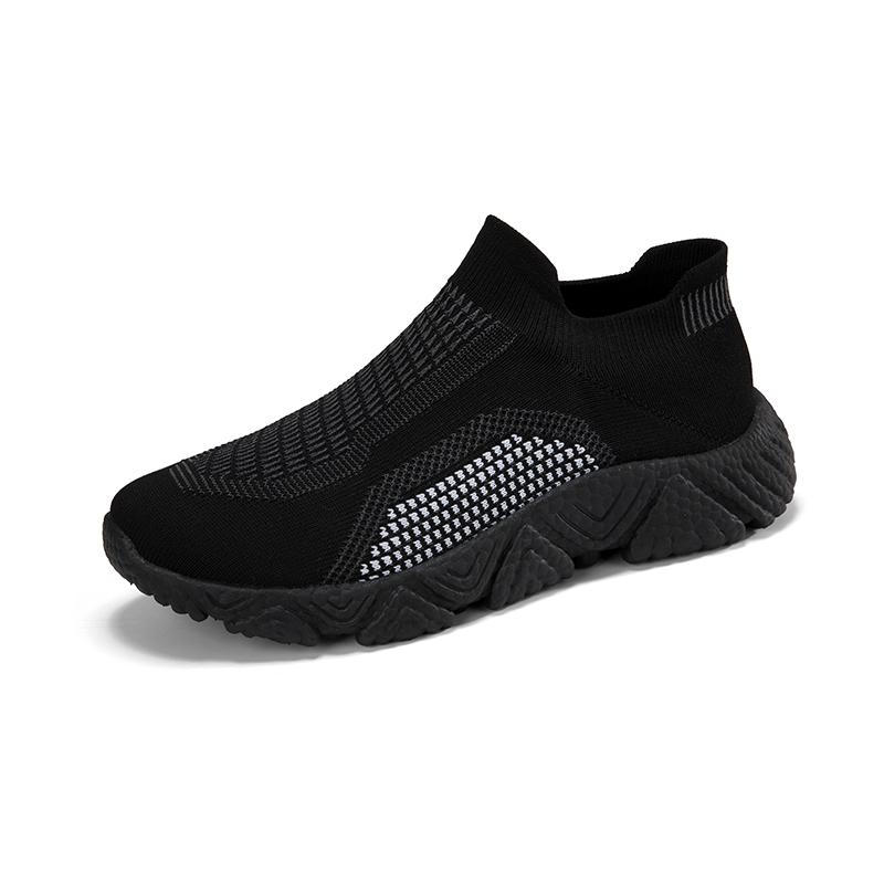 Sock Insole Lazy Sport Fashionable Hundred Casual Men Shoes Lightweight Driving Plus Size