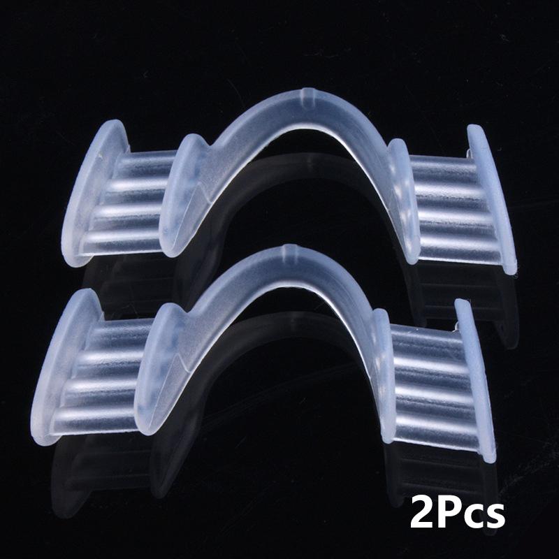 

Защитная капа для зубов от скрежетания зубами 2 шт./кор., резиновая защитная капа для полости рта на ночь, защита для скрежетания зубами прозрачный