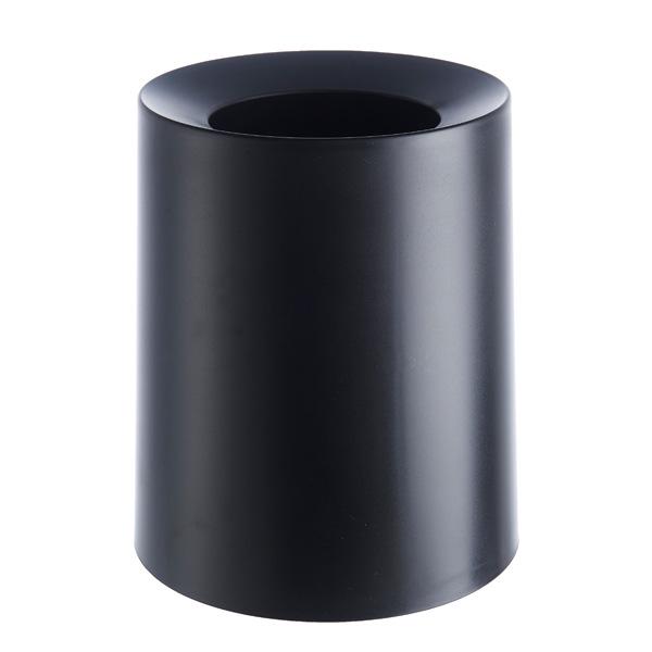 Japanese Style Large Matte Lidless Double-Layer Plastic Trash Can with Handle 23.5*23.5*31 cm