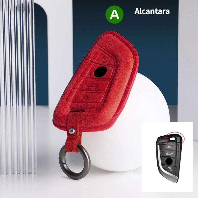 Car Key Case Cover Shell For BMW X1 X5 X6 1 2 3 5 7 Series F15 F16 F20 F22 F30 F32 G30 Auto Keychain Protectors Accessories