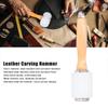Different Colors Leather Carving Hammer Wood Handle Leather Tool  Leather Workshop Daily Processing