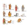 Christmas Nativity Set Resin Jesus Figurines Religious Christmas Decorations Christian Family Nativity Miniature Figurines For