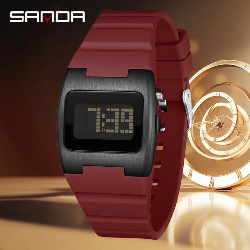 Orologio SANDA Impermeabile Luminoso Multifunzione Retrò per Uomo e Donna