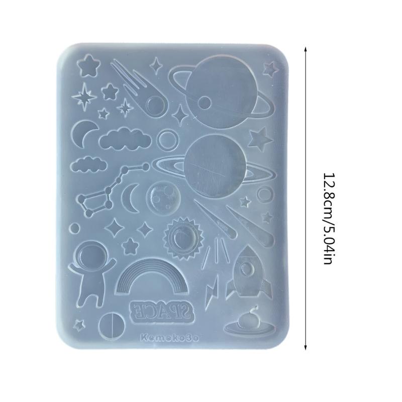 DIY Crystal Epoxy Resin Mold Star Planet Three-dimensional Translucent Table Jewelry Silicone Mold For Resin