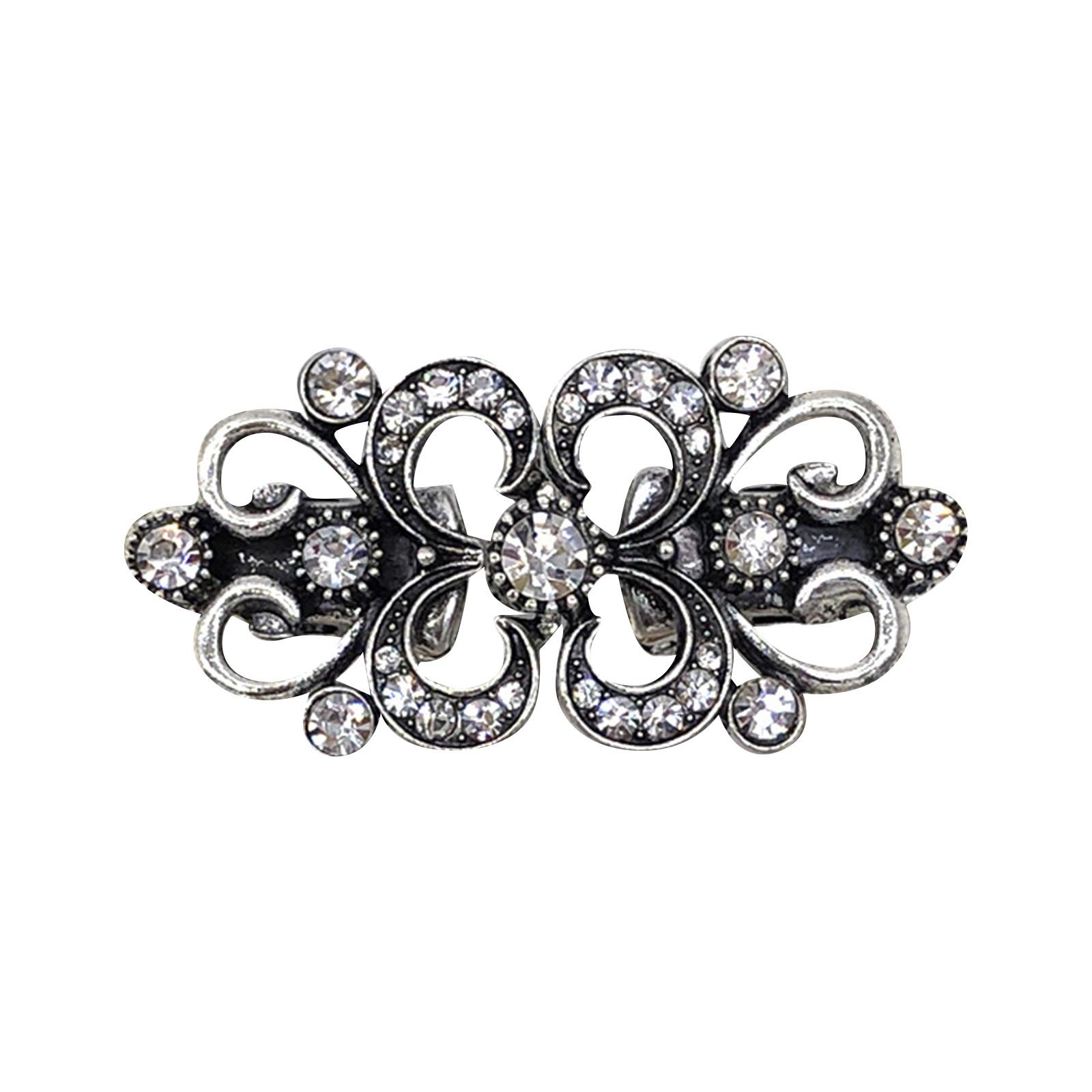 

Новый зажим для свитера со стразами, пряжка для накидки из сплава, зажим для воротника, зажим для шарфа, европейский и американский зажим для талии, фиксированная брошь One Size