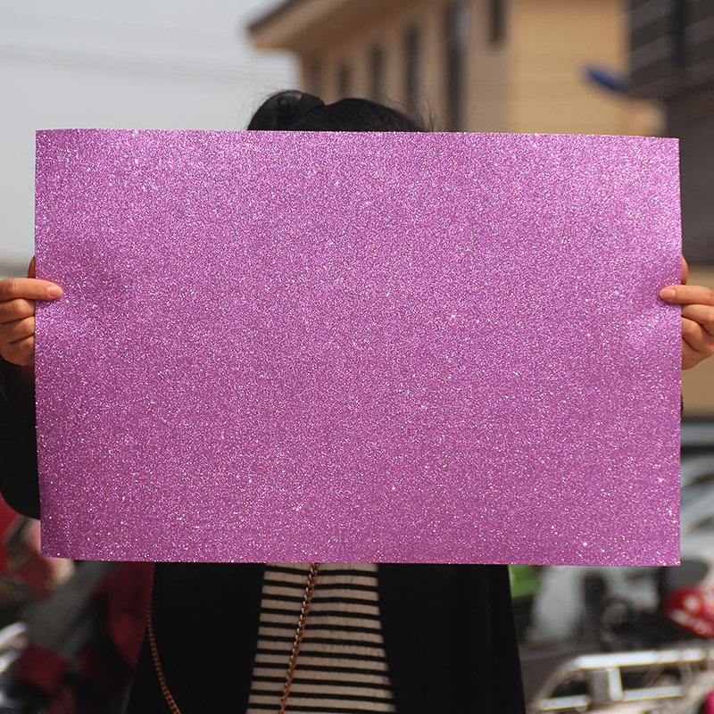Hârtie Spumă Groasă Mare cu Sclipici Auriu pentru Meșteșuguri