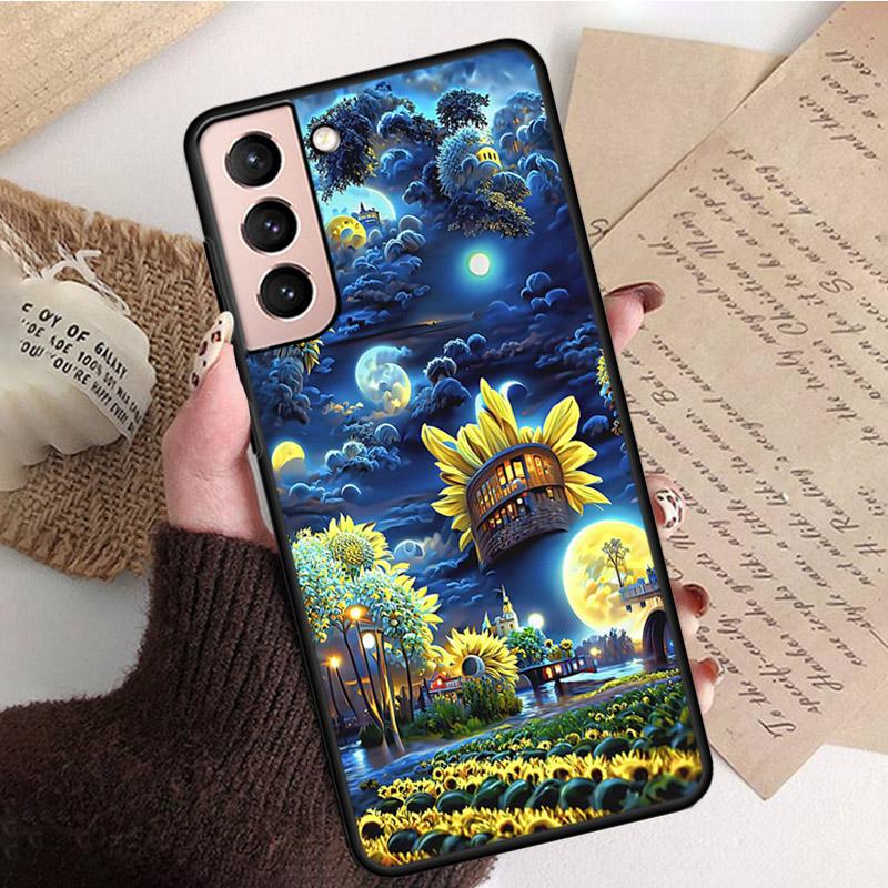 Nature Flower Peony Rose Heaven Case for Samsung Galaxy S22 S20 Note20 Ultra S20 S22 S21 S10 S9 Plus S10E S20FE Note10Plus Note9