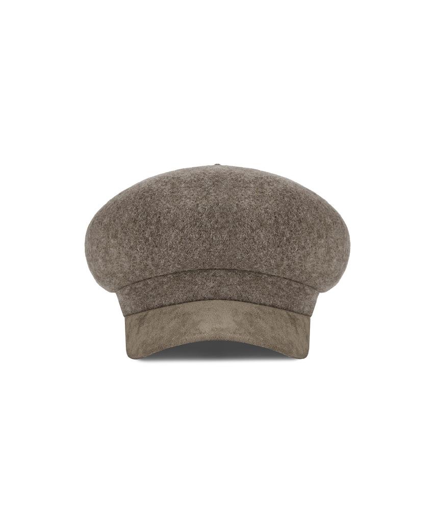 Bajal Va Studded Wool Combo Newsboy Cap Warm-Top