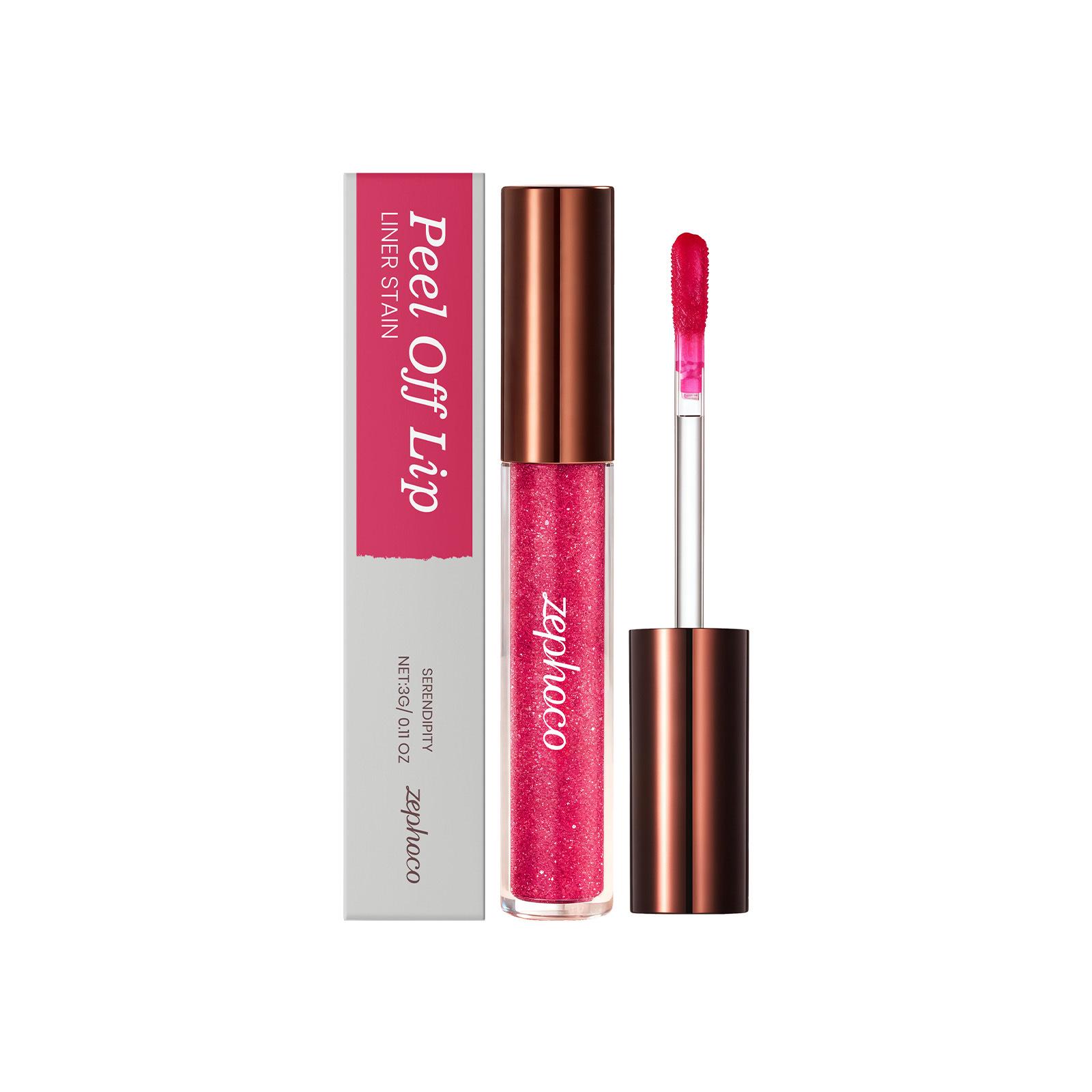 Zephoco Lip Tint: Peel-Off, Smooth, Natural Color, Easy Application