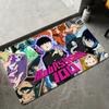 Tappetino per Pavimento Anime M-Mob Psycho 100 Tappeti in Flanella Morbidi Calore Invernale Tappetino Spesso Antiscivolo per Soggiorno Tappetino per Porta di Casa