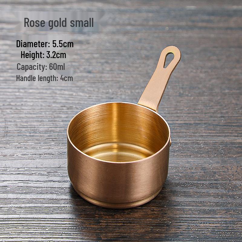 304 Stainless Steel Sauce Cup with Handle - Perfect for Steak, Dips, Snacks, and Vinegar.