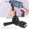 Angle Drill Chuck Drill Adapter, 90 Degrees  Right Angle Drill Attachment with Keyless Chuck for Tight Spaces, Portable Electric Drills