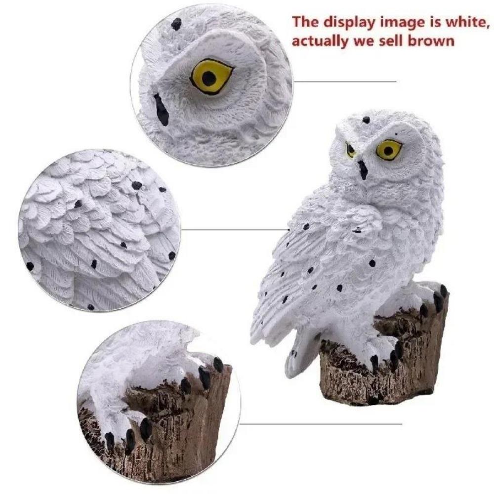 4pcs Solar Garden Light Outdoor Owl Solar Garden Stake Light Waterproof Warm White Led Light For Garden Patio Lawn Walkway Decor