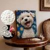 Pearl Painting Kit Cute Little Dog Theme Frameless Handicraft DIY Bedroom Decoration Living Room Wall Art Room Decoration Art Craft Decoration