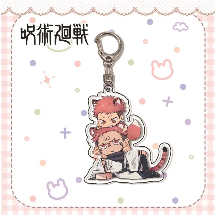 Jujutsu Kaisen Gojo Satoru Itadori Acrylic Keychain 55mm Anime Cosplay Accessory
