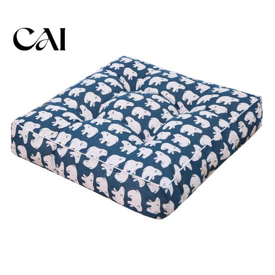 Universal Chair Cushion for Home Office Modern Stylish Cushion, Ultra Soft Square Geometric or High-elastic PP Cotton Pad Plant Prints, 15.75"x15.75"