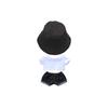 niannyyhouse 15cm Plush Doll Clothes Set: Hat, T-Shirt, and Pants, 3-Piece Set Includes Fisherman's Hat, White T-Shirt, and Jeans, Cotton Doll Clothes