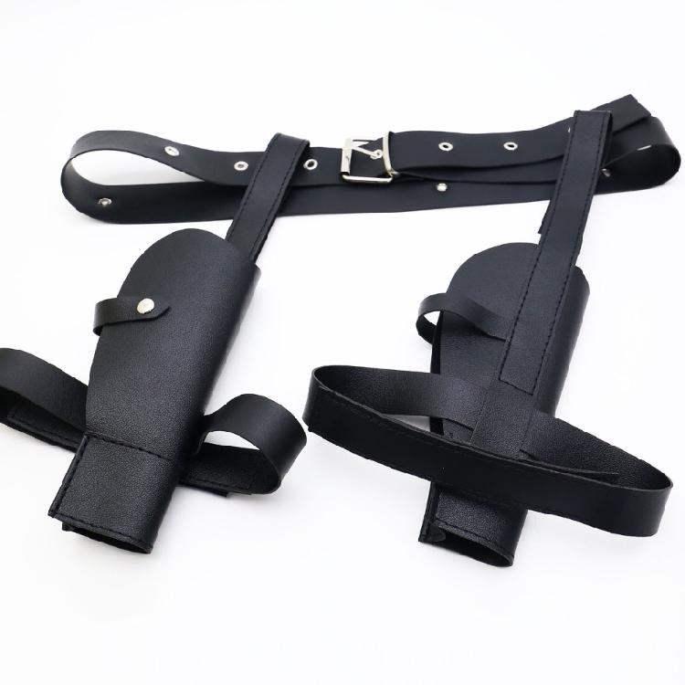 Western Gürtel PU Leder Konstruktion Oberschenkelgurt Verstellbarer Bund Cowboy Charm Design Schärpe für Freizeitkleidung