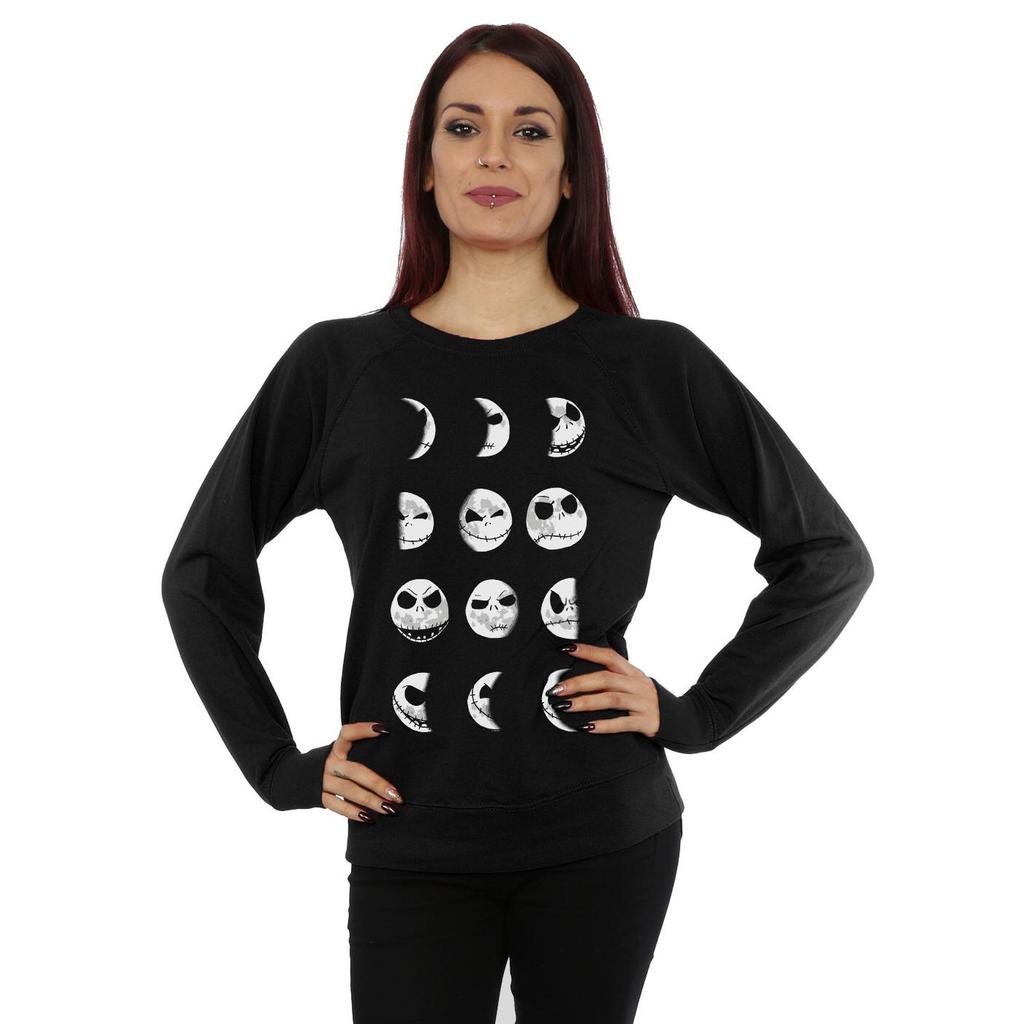 Disney Womens/Ladies Nightmare Before Christmas Jack Moon Sweatshirt