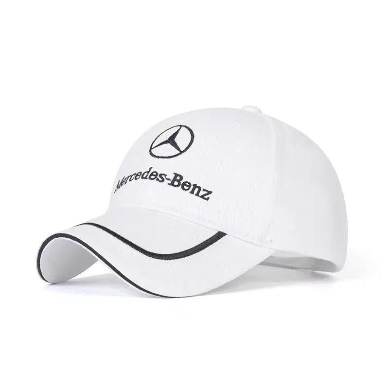 WAK3   1PCS Adjustable Unisex Summer Sport Hats Baseball Cap Peaked Cap Hat WYQM-B For Mercedes Benz W203 W204 C200L GLC CLA Ornaments