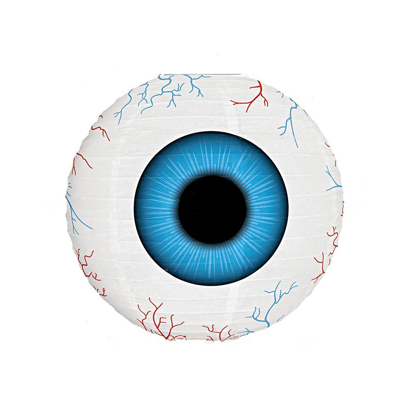 1PC Eyeball Lanterns Outdoor Decor Spooky Parties & Festive Occasions Paper Lanterns Halloween Decorations Red Halloween 10 Inch