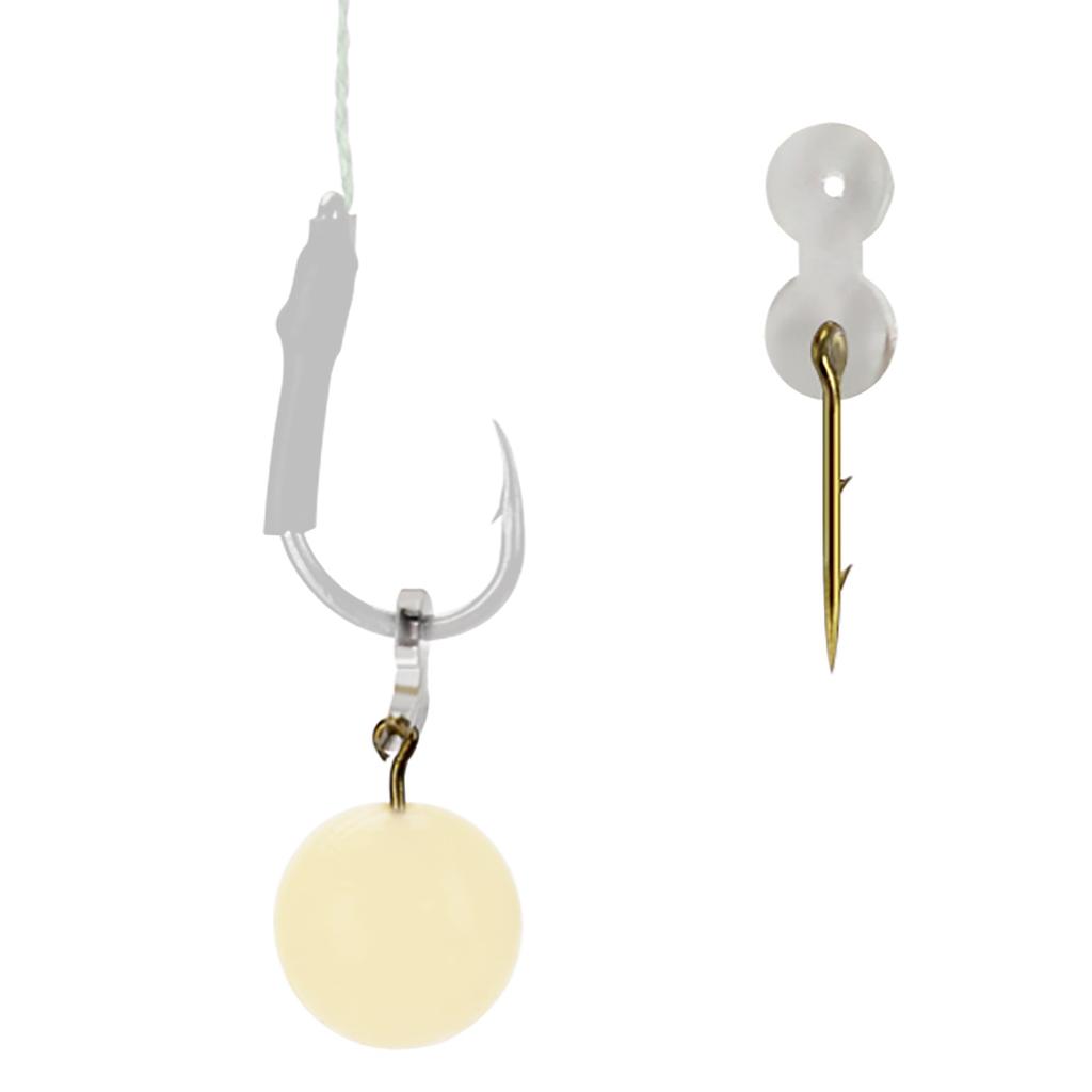 12 szt. Sprzęt do feedera karpiowego Metalowy kolec na przynętę karpiową z zadziorami i przezroczystą kukurydzą Ronnie Hair Rig Akcesoria do wędkarstwa karpiowego