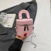 Fashion personalized bucket bag shoulder bag new double zipper design messenger bag feeling handbag