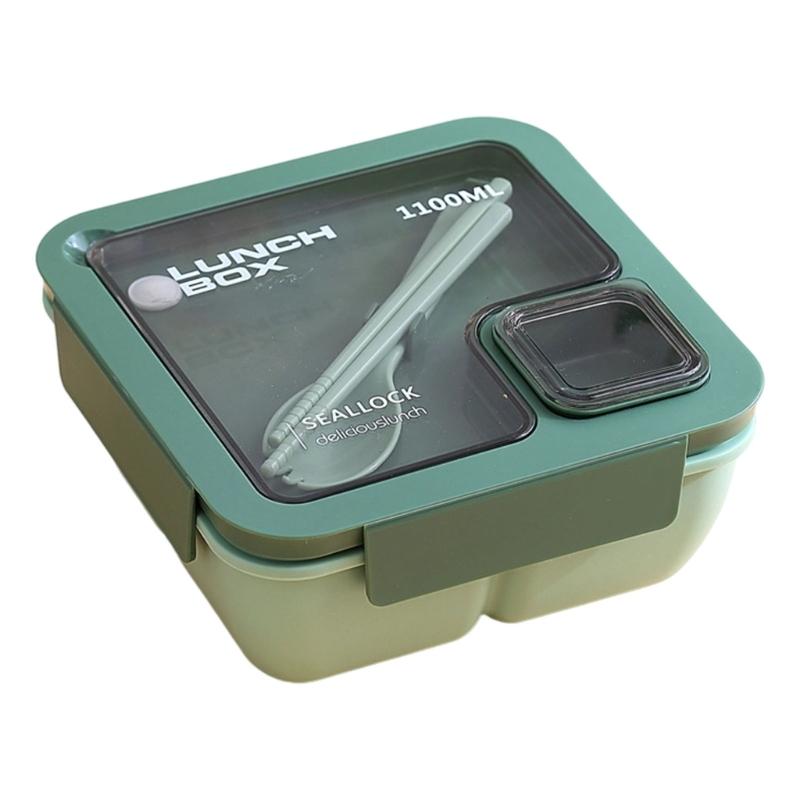 Unterteilte Mikrowellengeeignete Lunchbox Auslaufsicher Große Kapazität Kunststoff Lebensmittelaufbewahrungsbehälter Für Mahlzeitenzubereitung