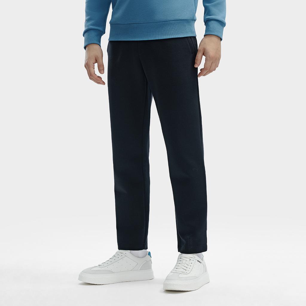 New FILA Knitted Sports Pants Men's Jet Black F11M412603FBK