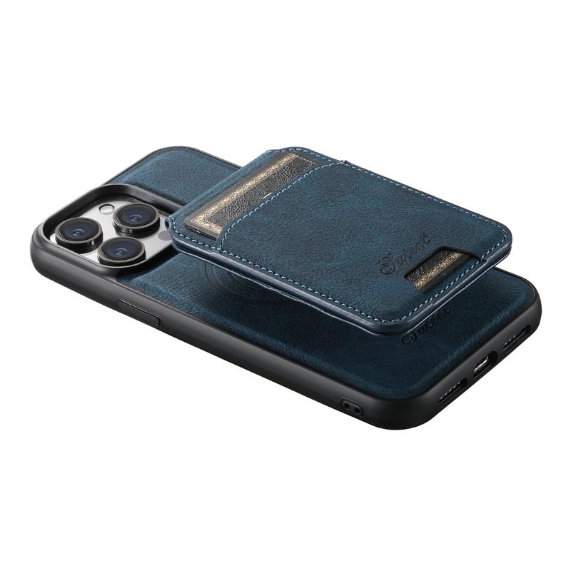 For iPhone 15 15 Plus Wireless Charge Leather Case Back Cover, for Google Pixel 8 Detachable Wallet Case